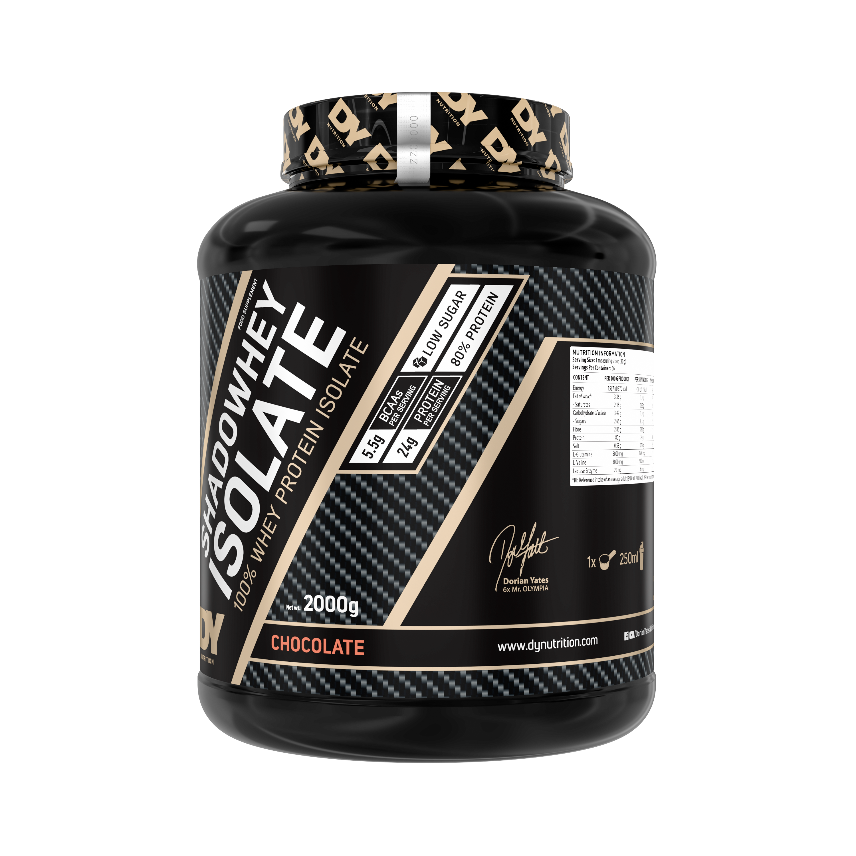 Isolate Protein Shadowhey Dorian Yates 66 Servicios