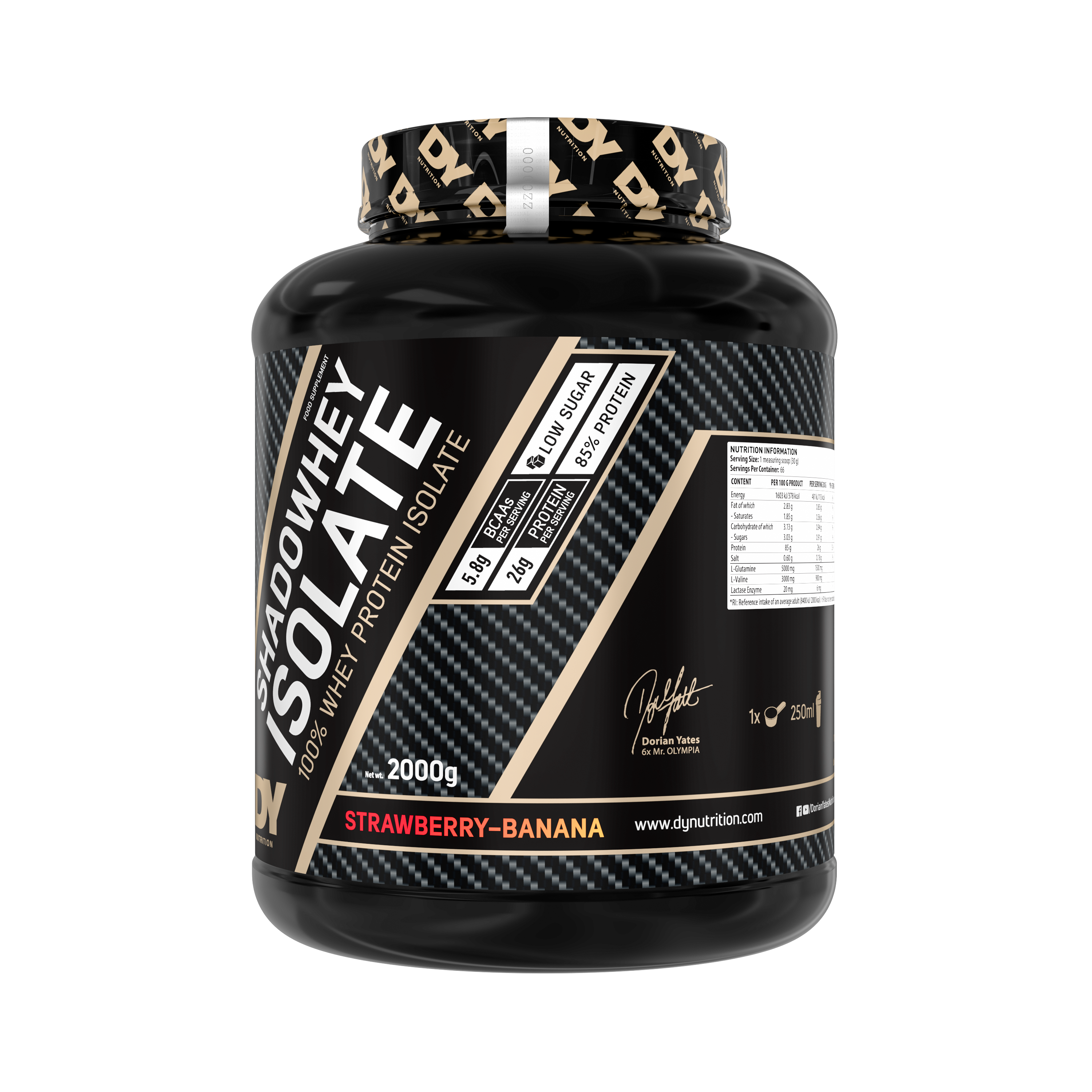 Isolate Protein Shadowhey Dorian Yates 66 Servicios