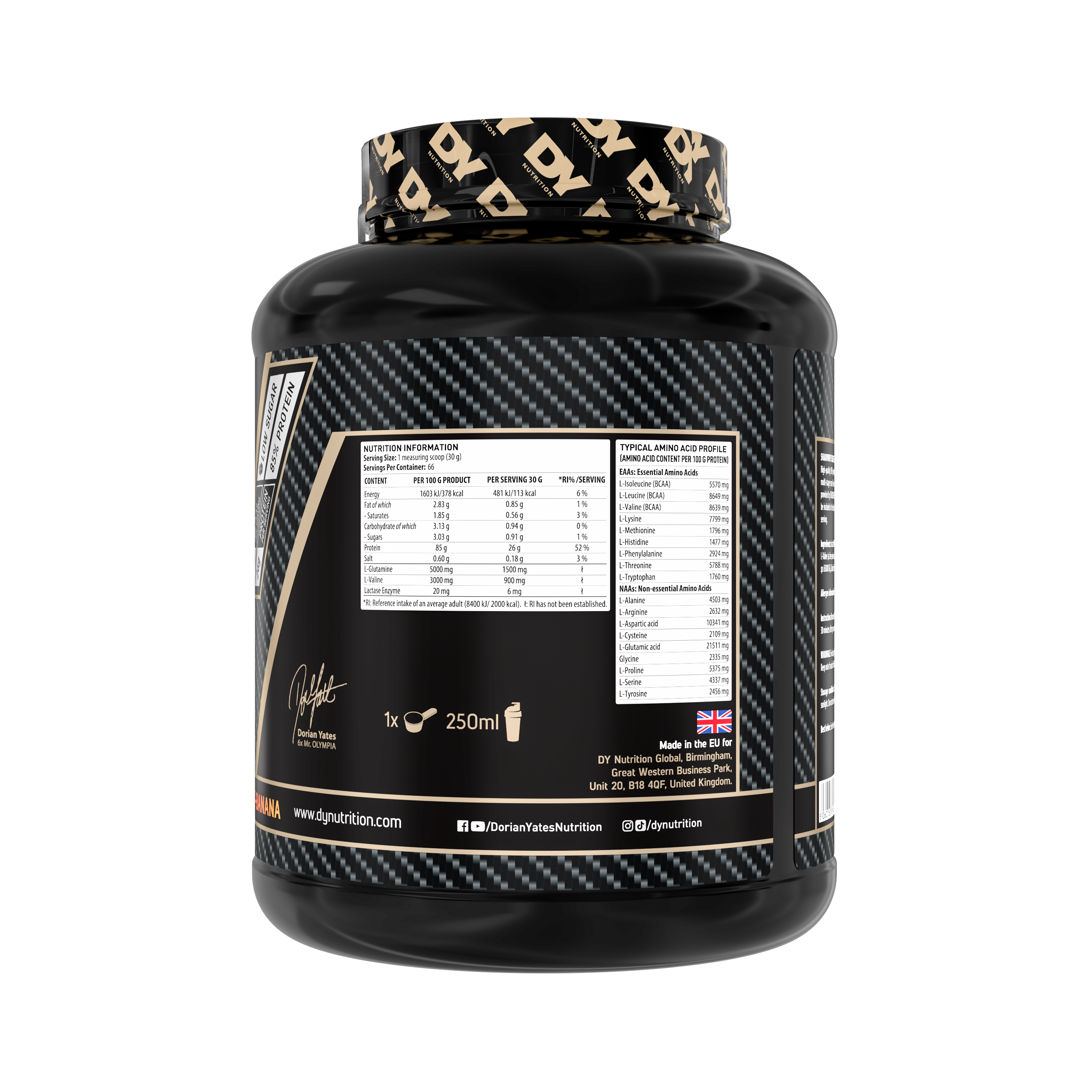 Isolate Protein Shadowhey Dorian Yates 66 Servicios
