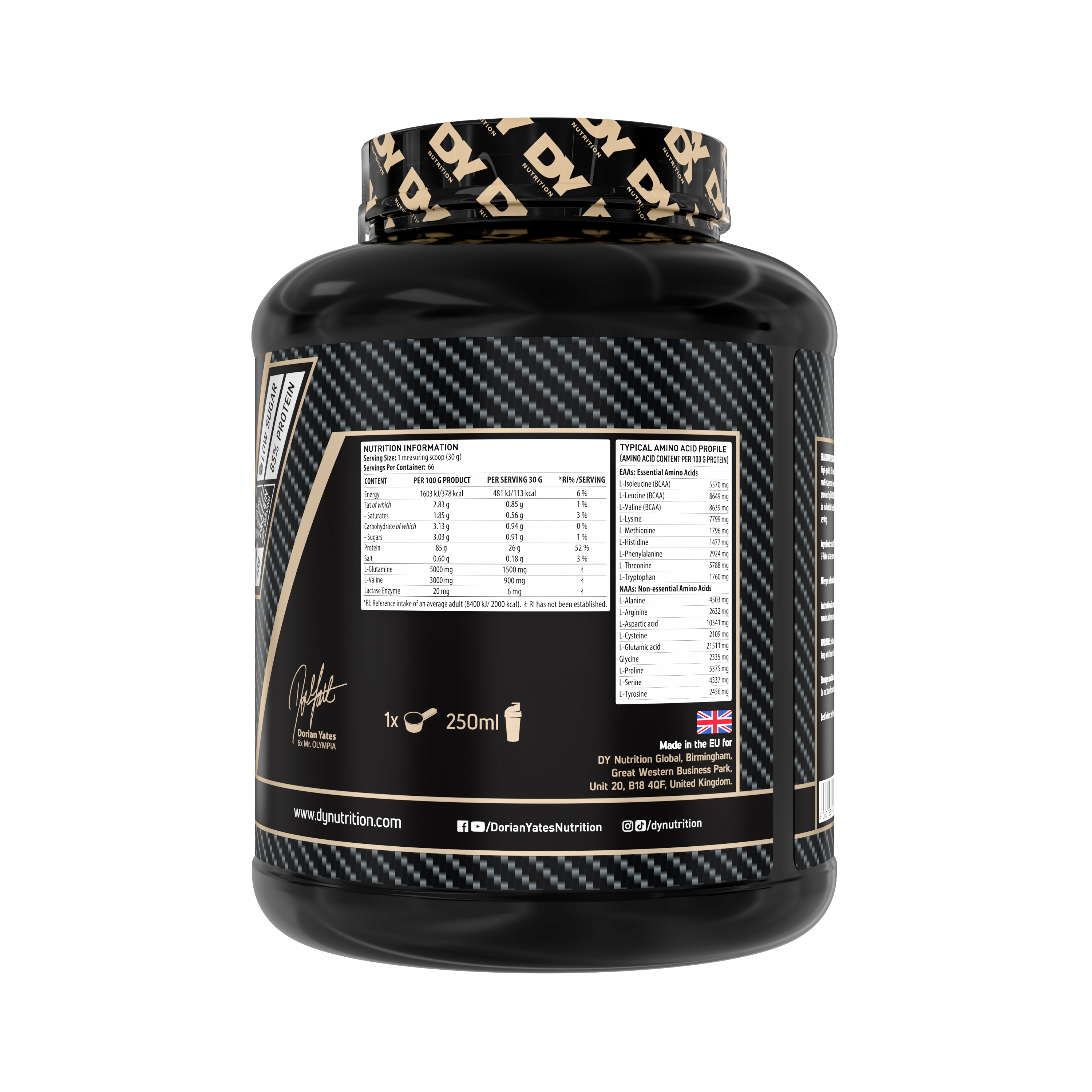 Isolate Protein Shadowhey Dorian Yates 66 Servicios