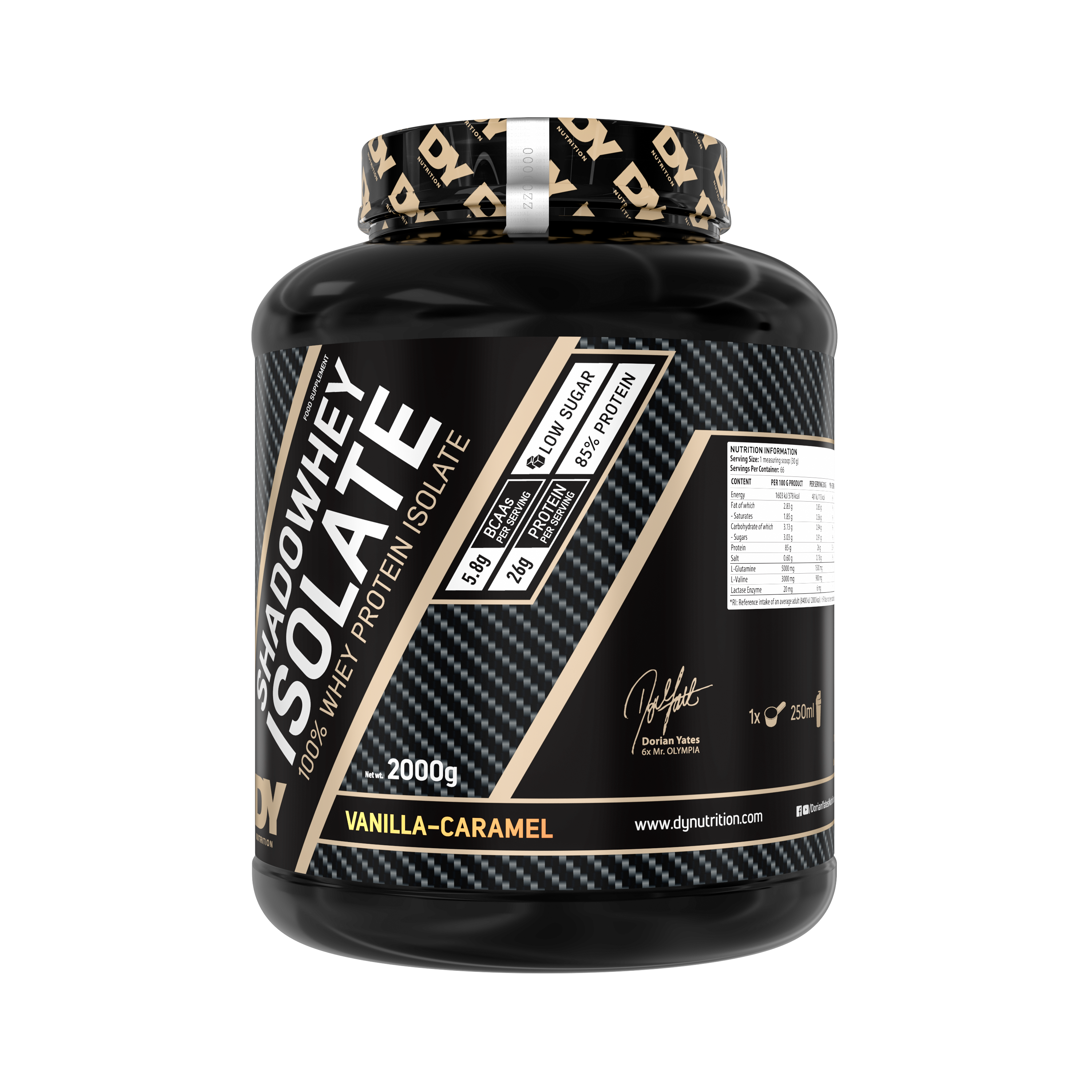 Isolate Protein Shadowhey Dorian Yates 66 Servicios