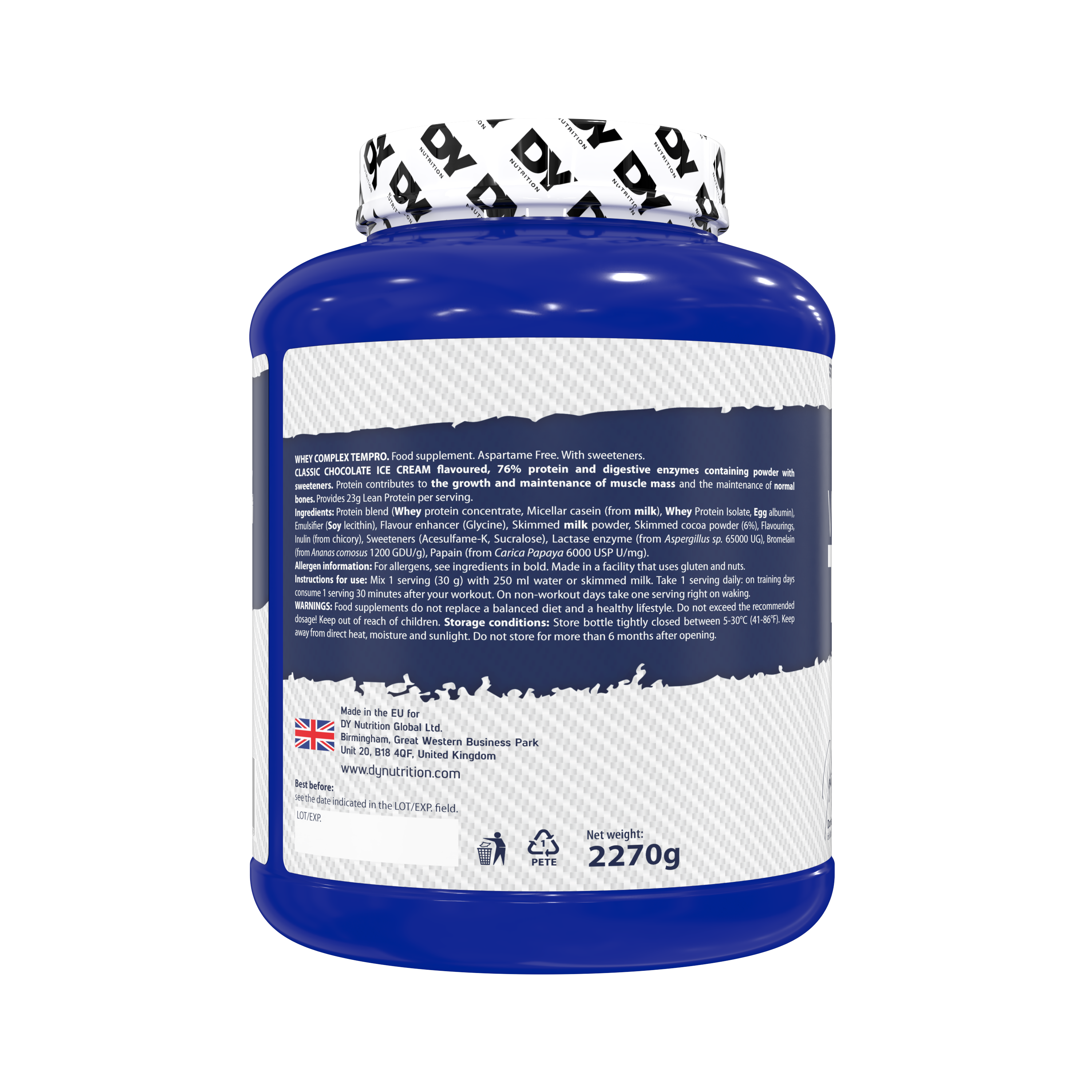 Whey Complex Tempro Dorian Yates 75 Servicios