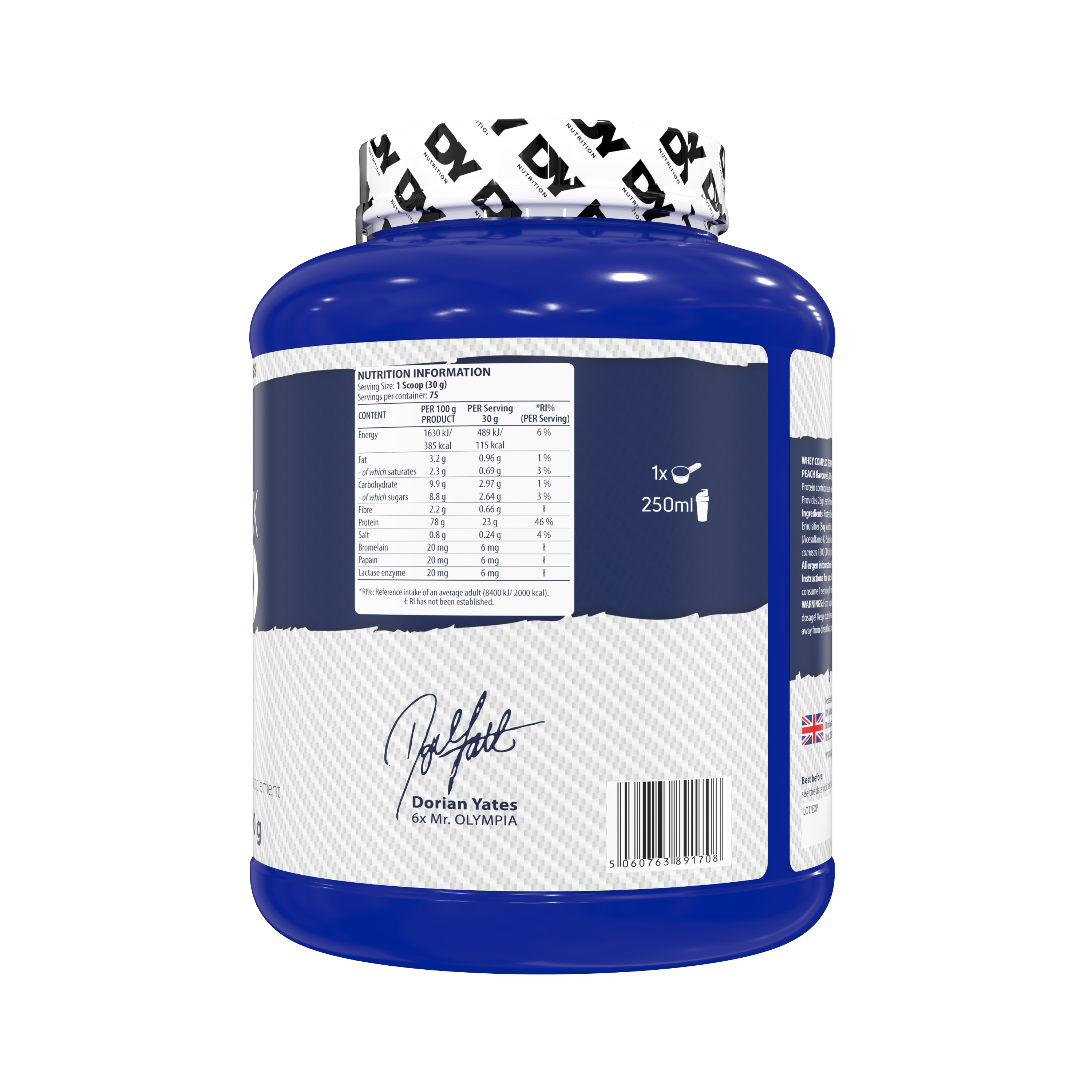 Whey Complex Tempro Dorian Yates 75 Servicios