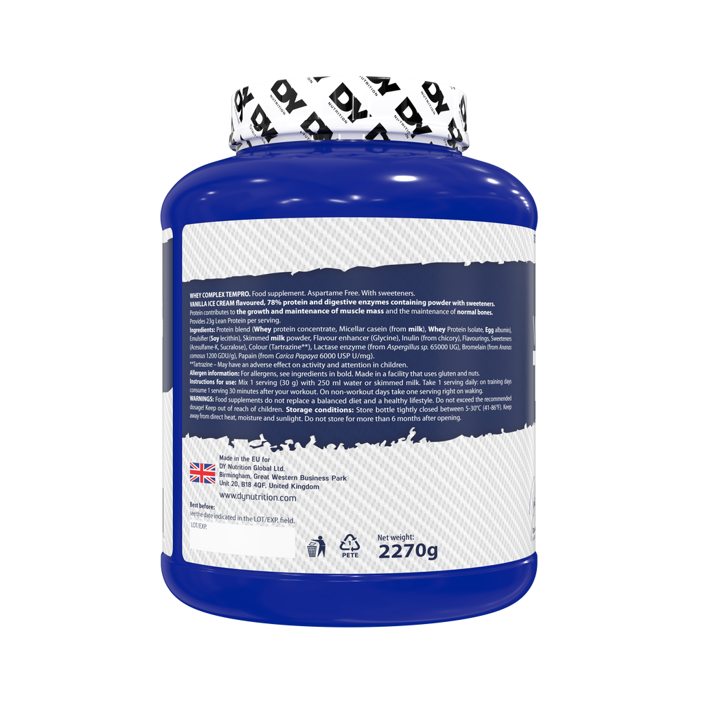 Whey Complex Tempro Dorian Yates 75 Servicios