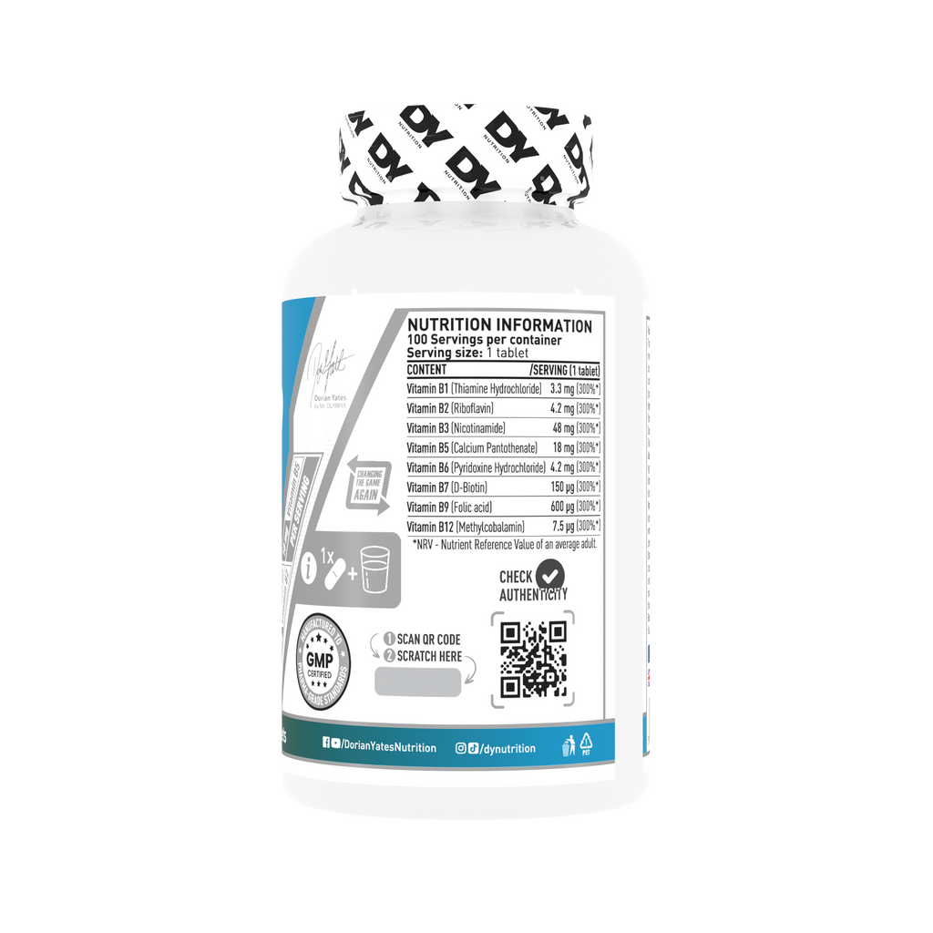 Vitamin B Complex Dorian Yates 100 Tabletas