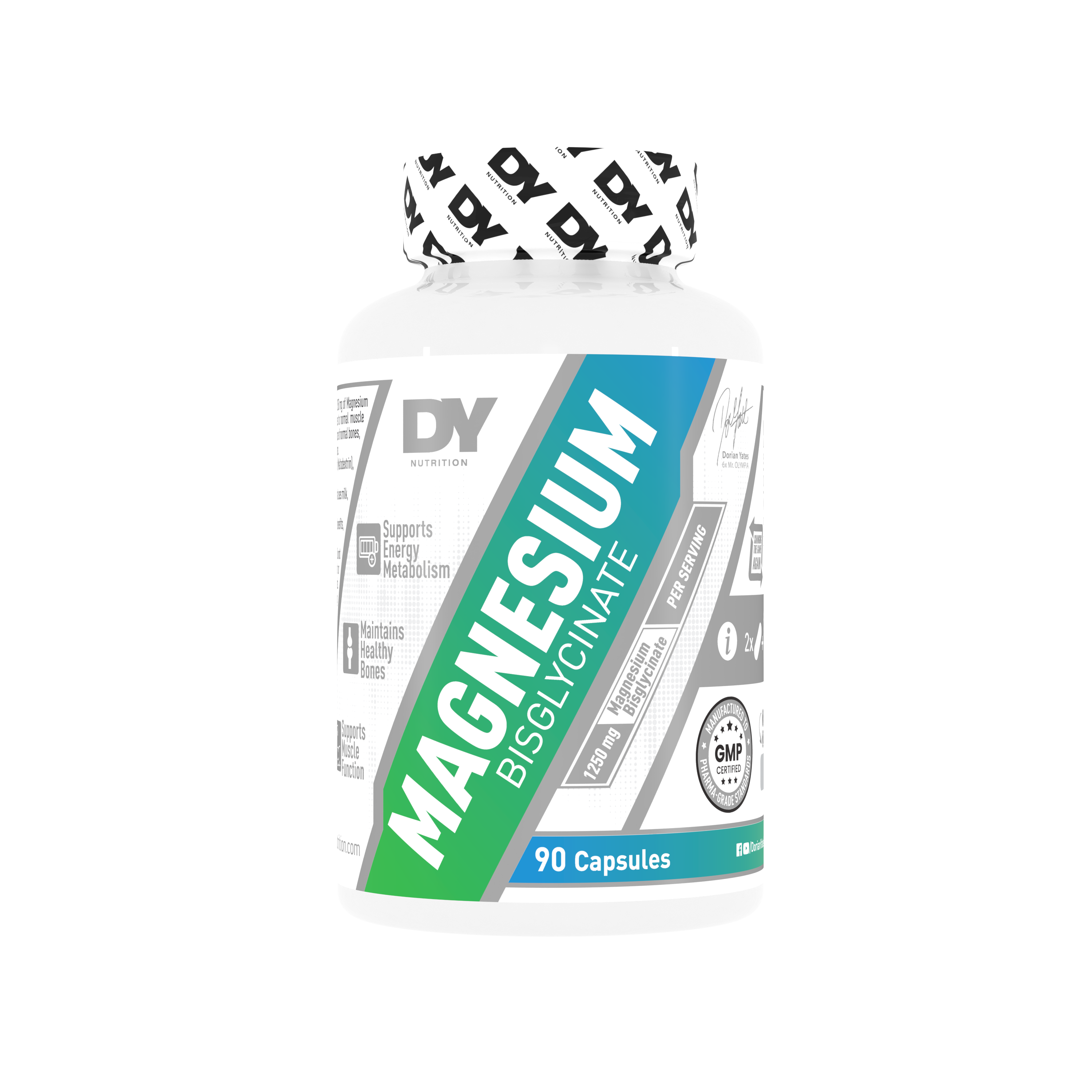 Magnesium Bisglycinate Dorian Yates 90 Cápsulas