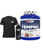 Dy Nutrition Whey Complex Tempro Dorian Yates 75 Servicios + Polera + Botella de Agua Dorian Yates