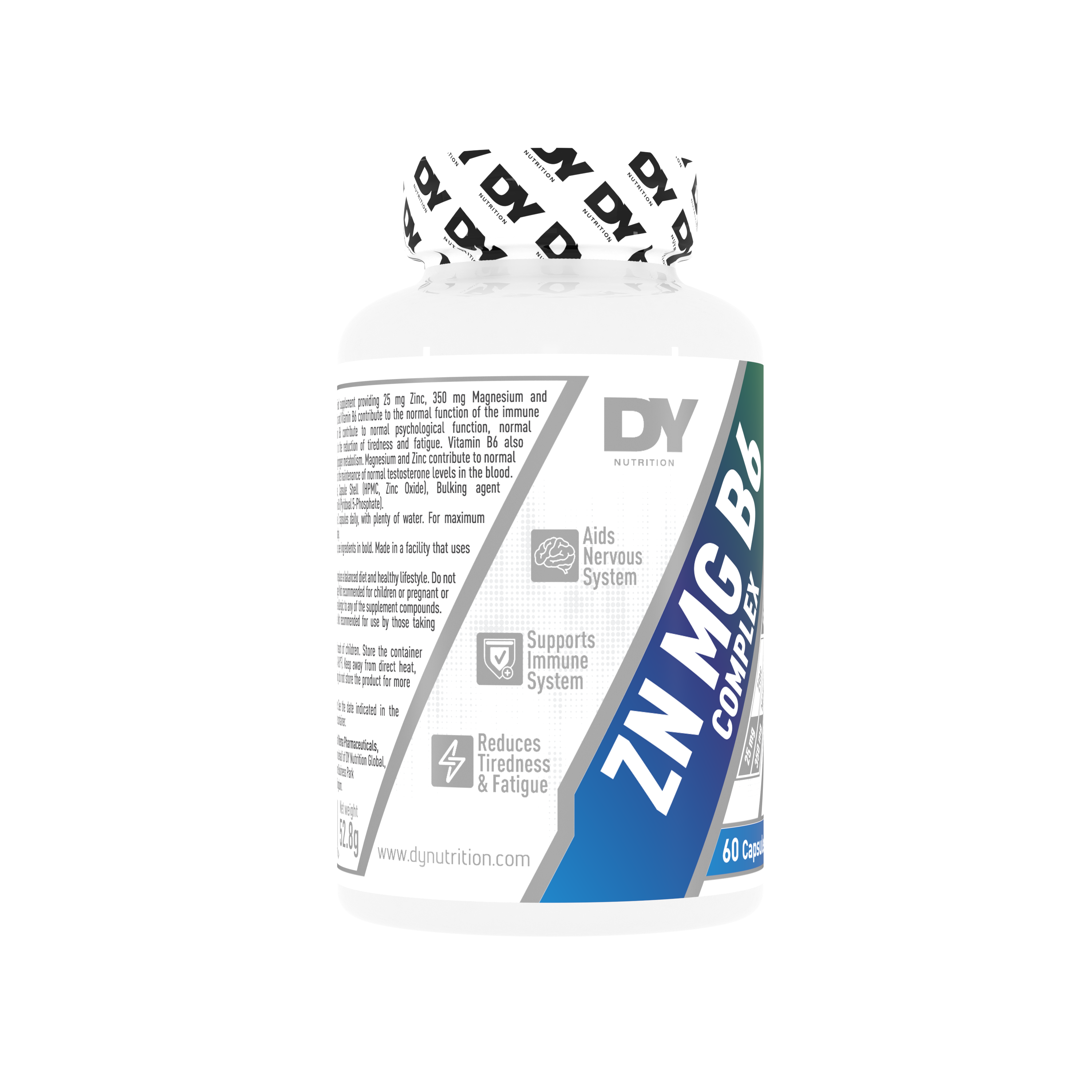 ZN + MG + B6 Complex  Dorian Yates 60 Cápsulas